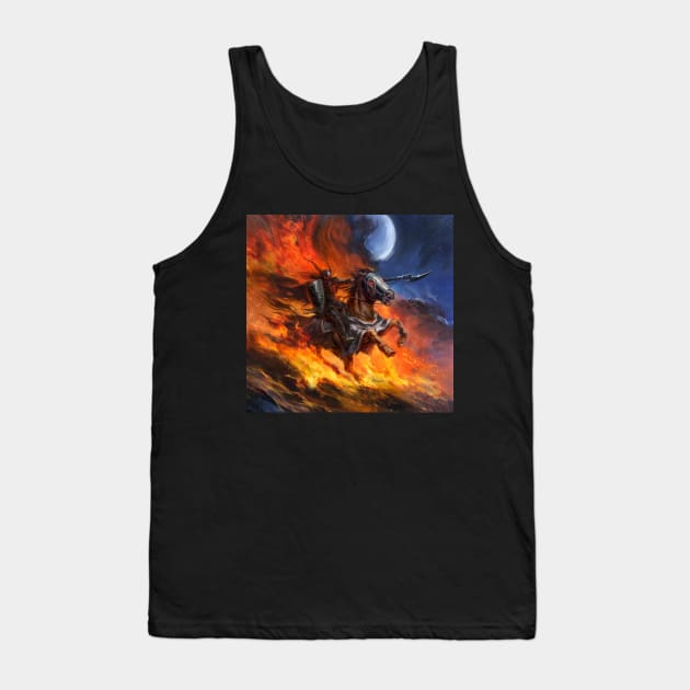 Horseman from Hell Tank Top by AlanLathwell